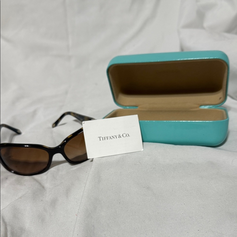 Tiffany & Co. Sunglasses - Black Frame with Brown Lenses